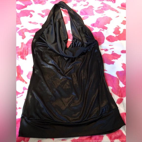 Black draped top - Picture 2 of 3